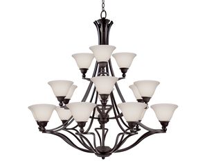 Z-Lite 318-18 Carlisle 18 Light Candelabra Bronze
