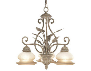 Kenroy Home 90193 Terrace 3-Light Chandelier - Fast FREE FedEx Shipping!