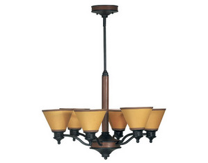 Kenroy Home 90576 Ashland 6-Light Chandelier - Fast FREE FedEx Shipping!