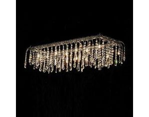 Control Brands Contemporary Chandelier Light Lamp w Crystal Ceiling Light