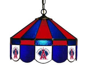 Imperial Anaheim Angels 16 inch Glass Swag Lamp 18-3013