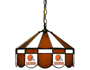 Imperial Cleveland Browns 16 inch Glass Swag Lamp 18-4020