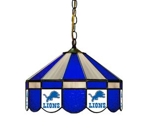 Imperial Detroit Lions 16 inch Glass Swag Lamp 18-4018