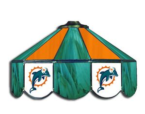 Imperial Miami Dolphins 16 inch Glass Swag Lamp 18-4008