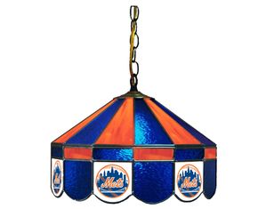 Imperial New York Mets 16 inch Glass Swag Lamp 18-3002