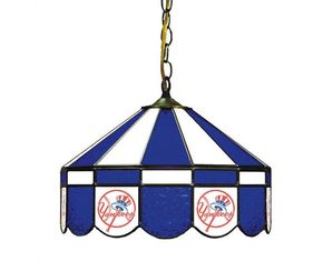 Imperial New York Yankees 16 inch Glass Swag Lamp 18-3001