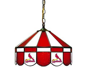 Imperial St Louis Cardinals 16 inch Glass Swag Lamp 18-3008
