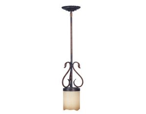 Kenroy Home Verona 1 Light Mini Pendant 90511AGC