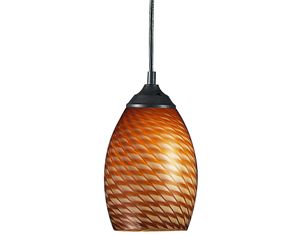 Z-Lite 131-CARMEL Players 1 Light Mini Pendant Sand Black