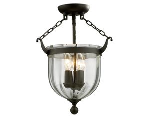 Z-Lite 140SF Warwick 3 Light Semi Flush Mount Bronze
