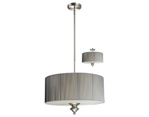 Z-Lite 173-20S-C Manhattan 4 Light Pendant Brushed Nickel/Silver