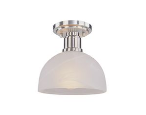 Z-Lite 314F-BN Chelsey 1 Light Flush Mount Brushed Nickel