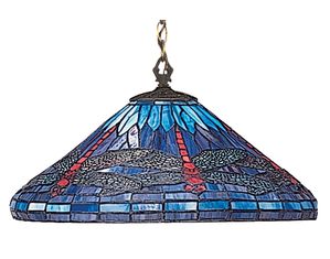 Z-Lite D16-1-01 Dragonfly 1 Light Pendant Weathered Bronze