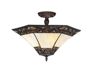 Z-Lite Z20-30SF Addison 3 Light Semi Flush Mount Chestnut Bronze