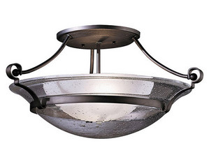 Forecast Lighting 2 Light Rustica Semi Flush Mount Ceiling Light - Fast FREE FedEx Shipping!