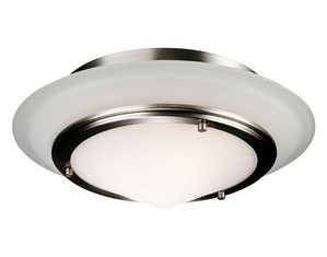 Forecast Lighting Satin Nickel Regatta Flush Mount Ceiling Light - Fast FREE FedEx Shipping!