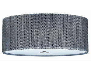 Hampstead Lighting Fleurino Black 26 inch Flush Mount Ceiling Light - Fast FREE FedEx Shipping!