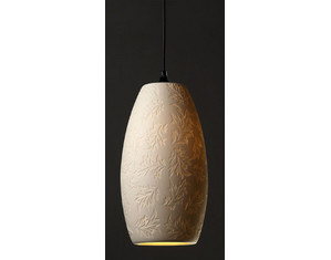 Justice Design Limoges Large Curved Cylinder Pendant POR-8862 Ceiling Light