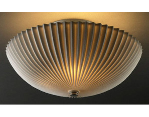 Justice Design Limoges Round Bowl Semi Flush POR-8819 Ceiling Light