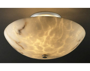 Justice Design LumenAria Round Bowl Semi Flush Mount FAL-9690 Ceiling Light