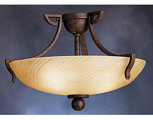 Kichler 10842TZ Contours Semi Flush Ceiling Light - Fast FREE FedEx Shipping!