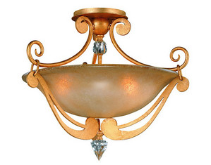 Troy Lighting C9940 Milano Semi Flush Mount Ceiling Light - Fast FREE FedEx Shipping!
