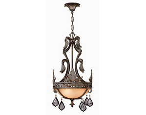 World Imports 4233 Grand Bronze Pendant Ceiling Light - Fast FREE FedEx Shipping!