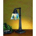 Amber  Tiffany Accent Lamps