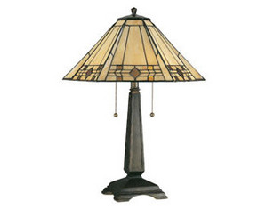 Kenroy Home 33040BRZ Willow Tiffany Table Lamp
