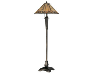 Kenroy Home 58 inch Willow 33043BRZ Tiffany Floor Lamp - Fast FREE FedEx Shipping!