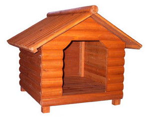 Merry Products Large Log Home Pet House - Fast FREE FedEx Shipping!