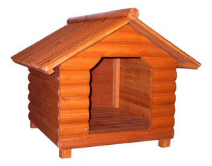 Merry Products Medium Log Home Pet House