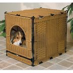 Rattan Weave  Dog Crates