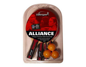 Killerspin Alliance Table Tennis Racket Box Set - Fast FREE FedEx Shipping!