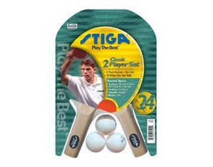 Stiga Classic 2 Player Table Tennis Racket - Set of 6 - Fast FREE FedEx Shipping!