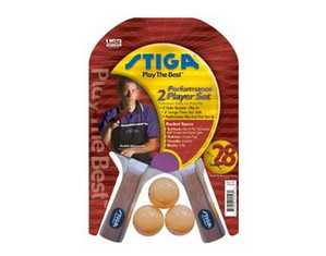 Stiga Performance 2 Player Table Tennis Racket - Set of 6 - Fast FREE FedEx Shipping!