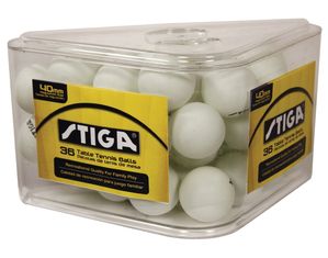 Stiga Stiga One Star White 36 Pack Table Tennis Balls