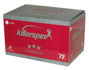 Killerspin Champion 3 Star Table Tennis Balls -72 Pack