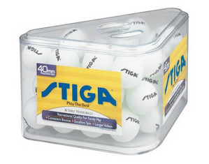 Stiga 36-Count Table Tennis Multi Ball - 4 Pack - Fast FREE FedEx Shipping!