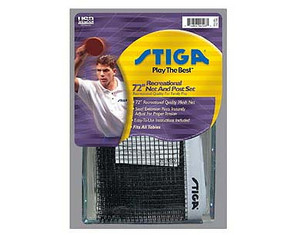 Stiga Performance Table Tennis Net and Post Set - Set of 6 - Fast FREE FedEx Shipping!