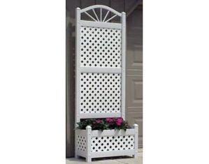 Dura-Trel Sunburst Lattice Planter Trellis