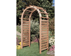 Rustic Natural Cedar Furniture English Rose Arbor