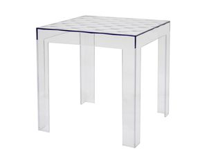 Baxton Studio Parq Clear Acrylic Modern End Table