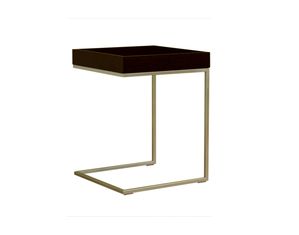 Baxton Studio Baxton Studio Black Oak Finish Wood Veneer End Table LC-015 End Table