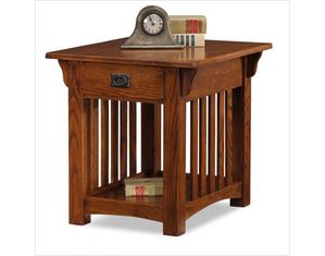 Leick Furniture Mission Impeccable Drawer End Table - 8207