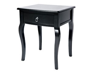Powell Country French Black End Table