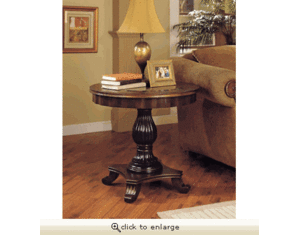 Powell Masterpiece Scalloped Apron Focal Table