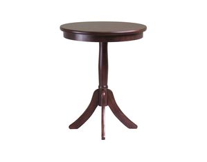 Winsome Belmont End Table with Pedestal Legs