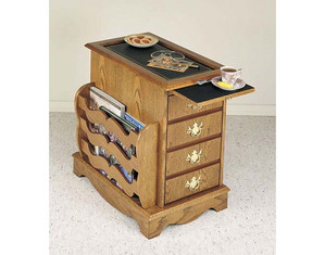 Powell Nostalgic Oak Magazine End Table