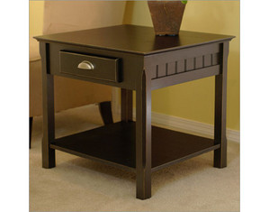 Winsome Black End Table